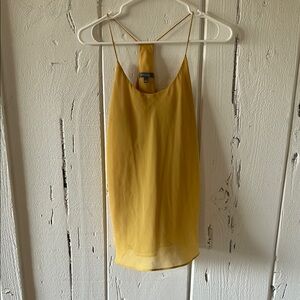 BE COOL Gold Backless Sleeveless Camisole Top
